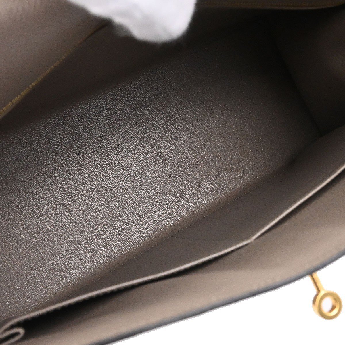 Hermès Hermes Kelly Handbag Grey Epsom with Gold Hardware 32 Grijs