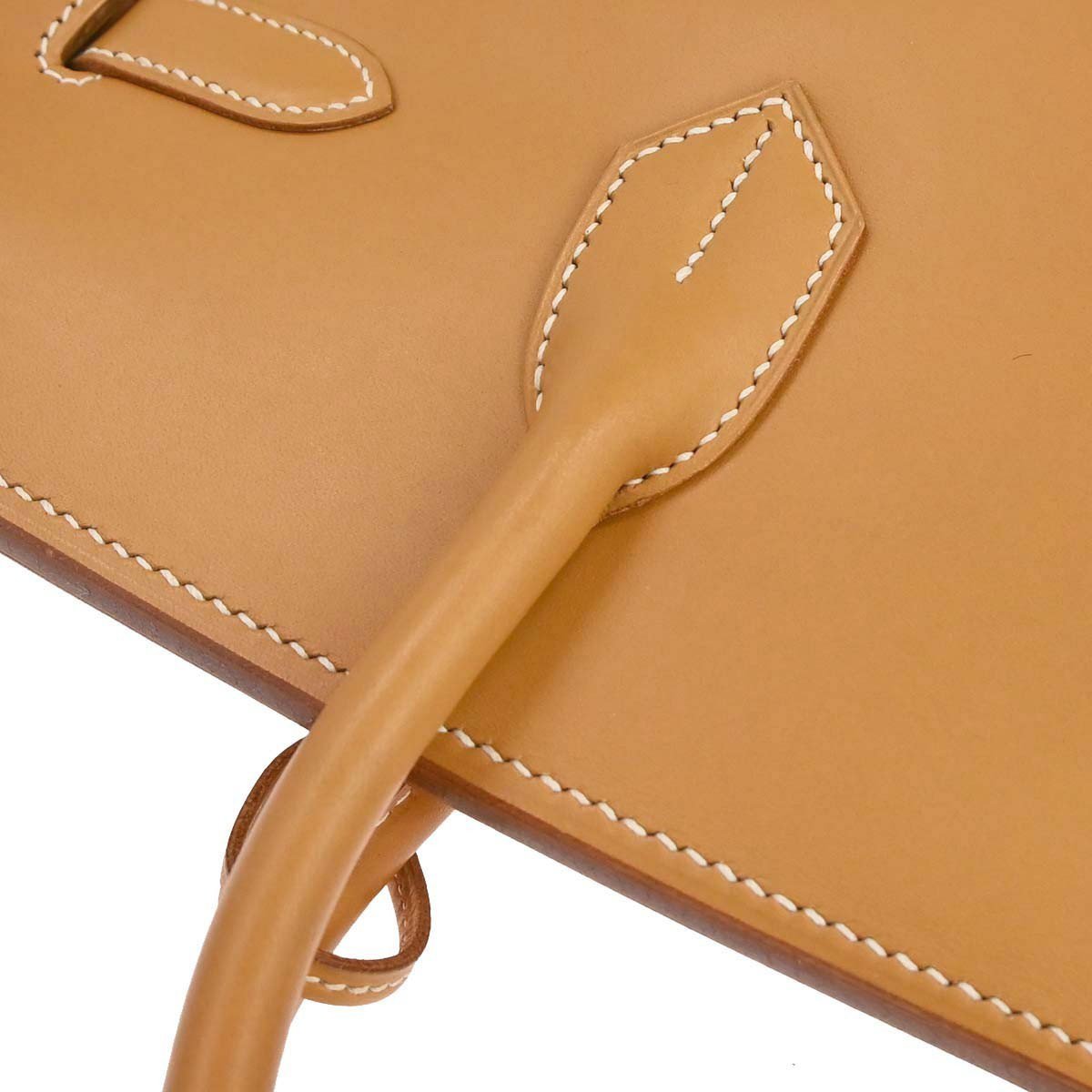 Hermès Hermes HAC Birkin Bag Brown Vache Natural with Gold Hardware 32 Neutraal