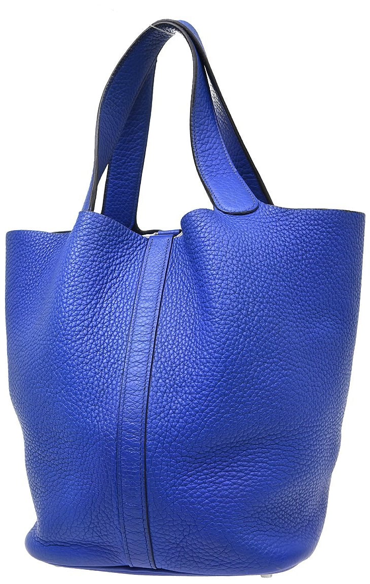 Hermès Hermes Picotin Lock Bag Clemence GM Blauw
