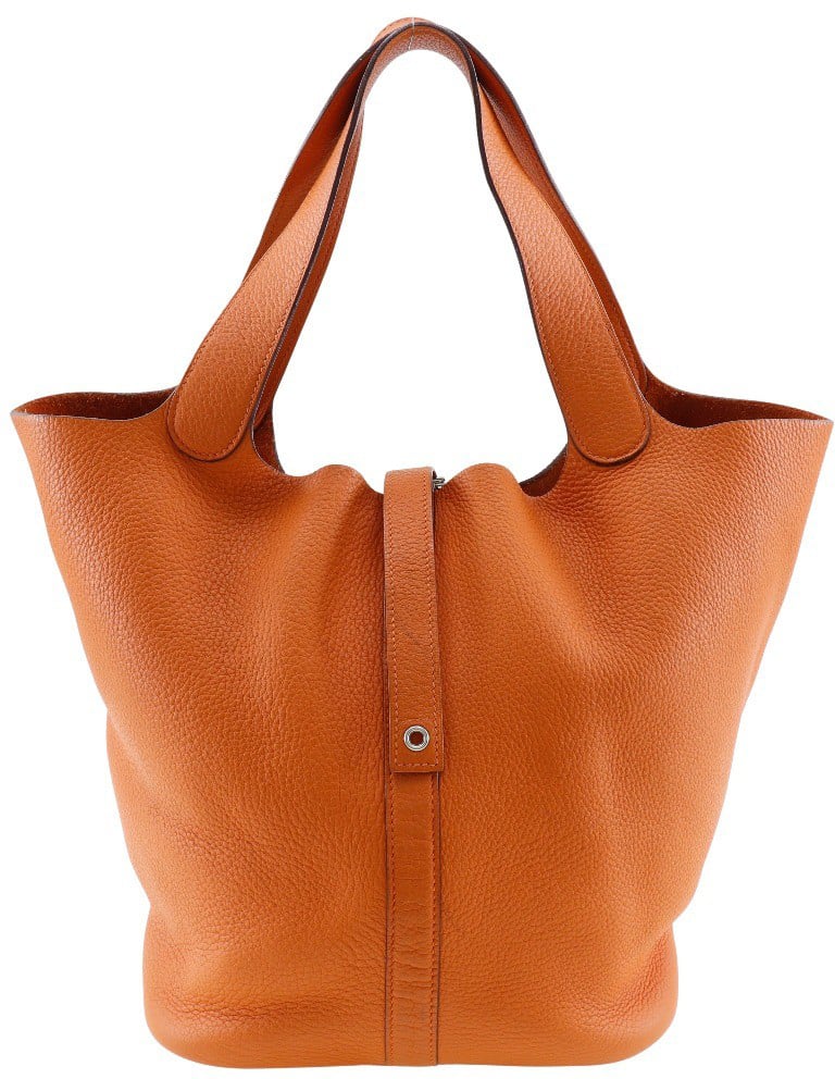 Hermès Hermes Picotin Lock Bag Clemence GM Oranje