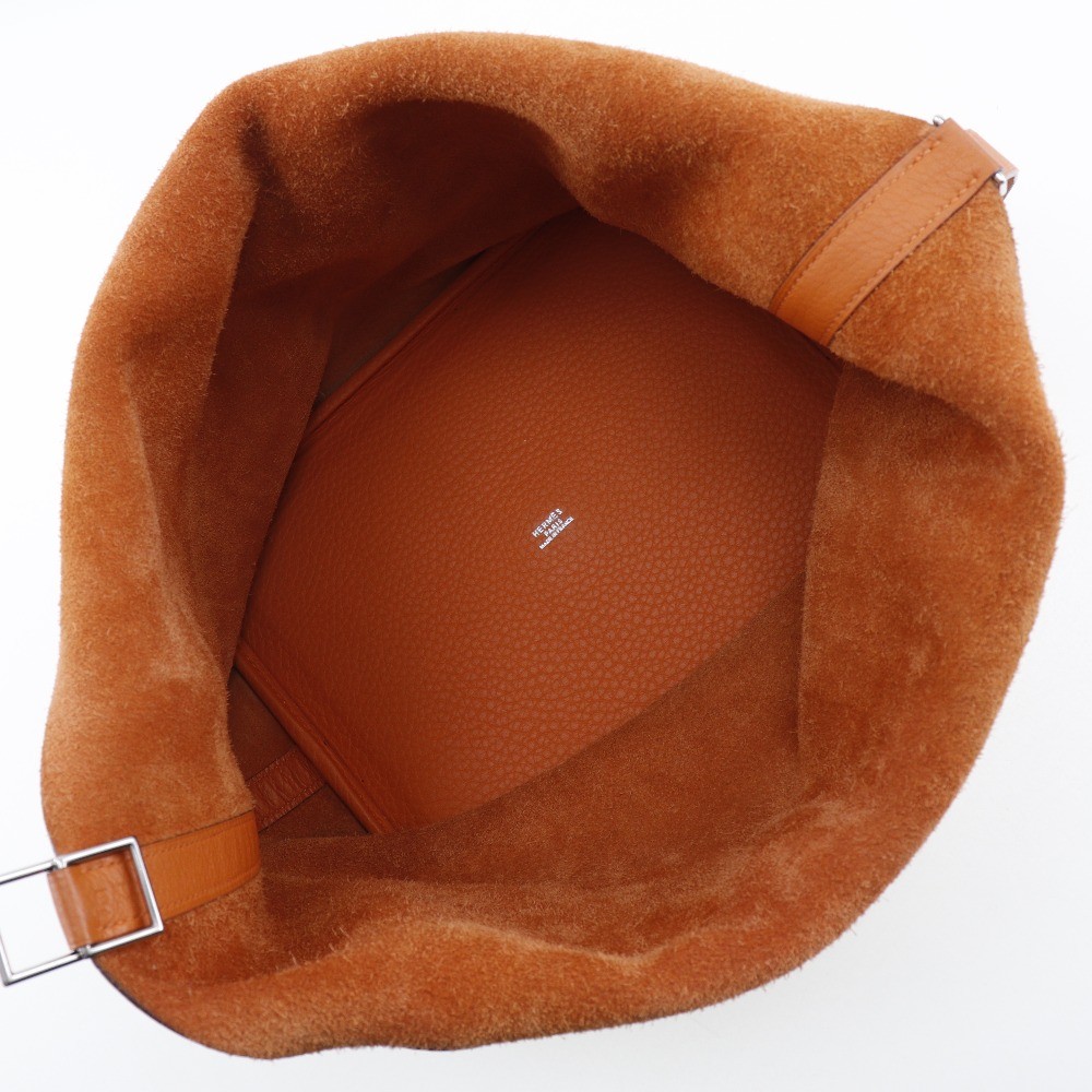 Hermès Hermes Picotin Lock Bag Clemence GM Oranje