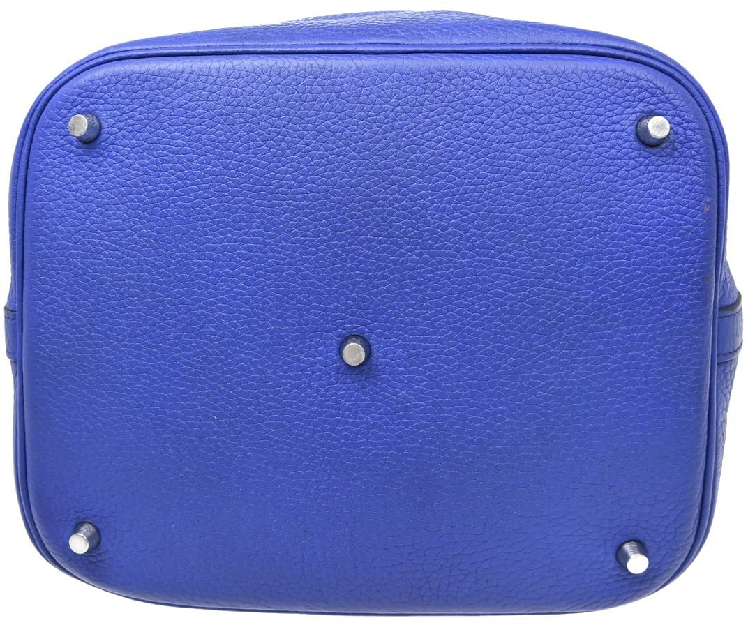 Hermès Hermes Picotin Lock Bag Clemence GM Blauw