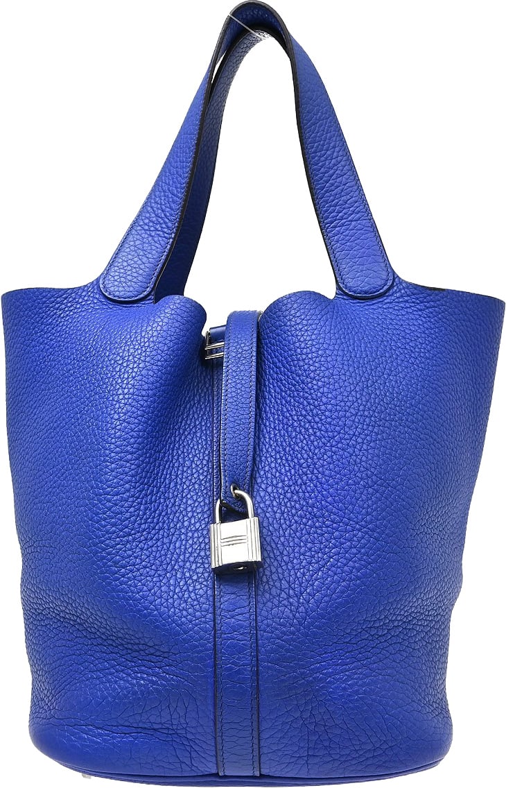 Hermès Hermes Picotin Lock Bag Clemence GM Blauw