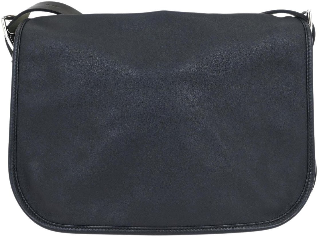 Hermès Hermes Barda Messenger Bag Veau Sikkim 30 Blauw
