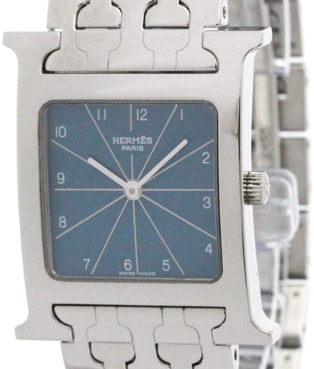 Hermès Hermes Heure H Quartz Watch Stainless Steel 26 Divers