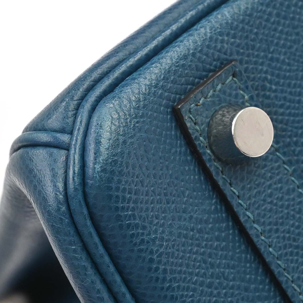 Hermès Hermes Birkin Blue Togo with Palladium Hardware 30 Blauw