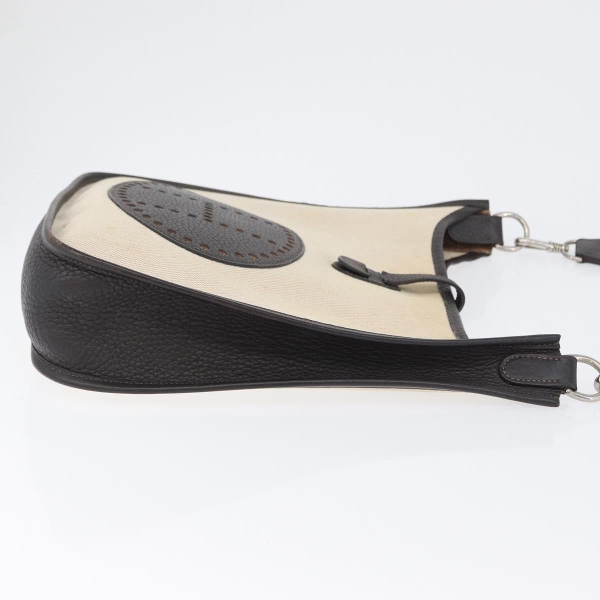 Hermès Hermes Evelyne Bag Gen II Toile and Leather PM Beige