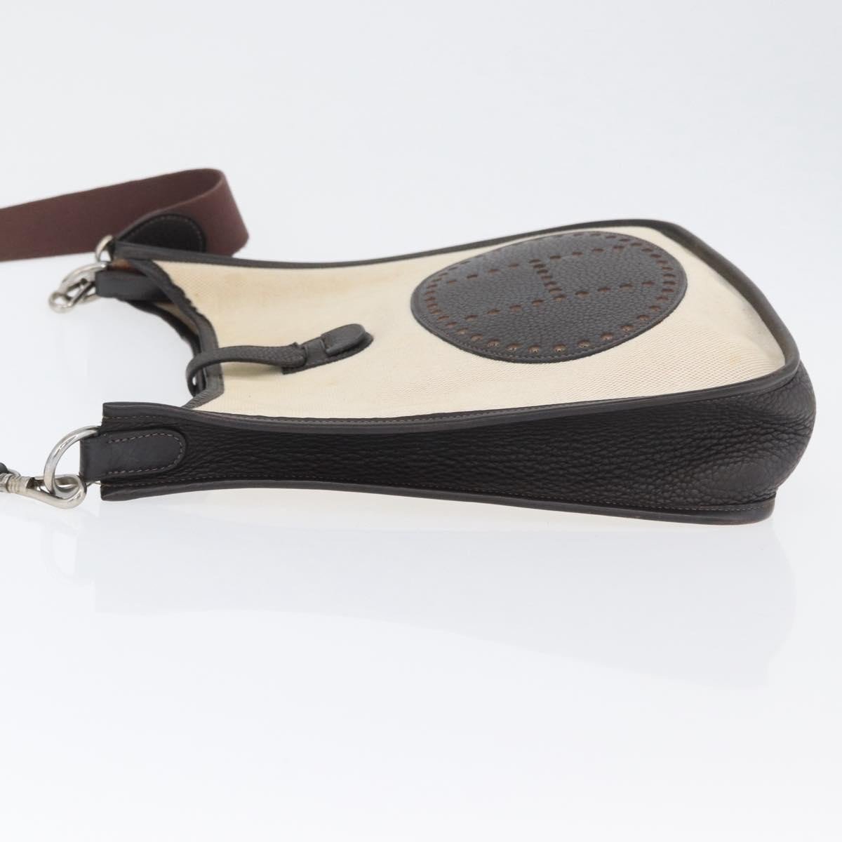 Hermès Hermes Evelyne Bag Gen II Toile and Leather PM Beige