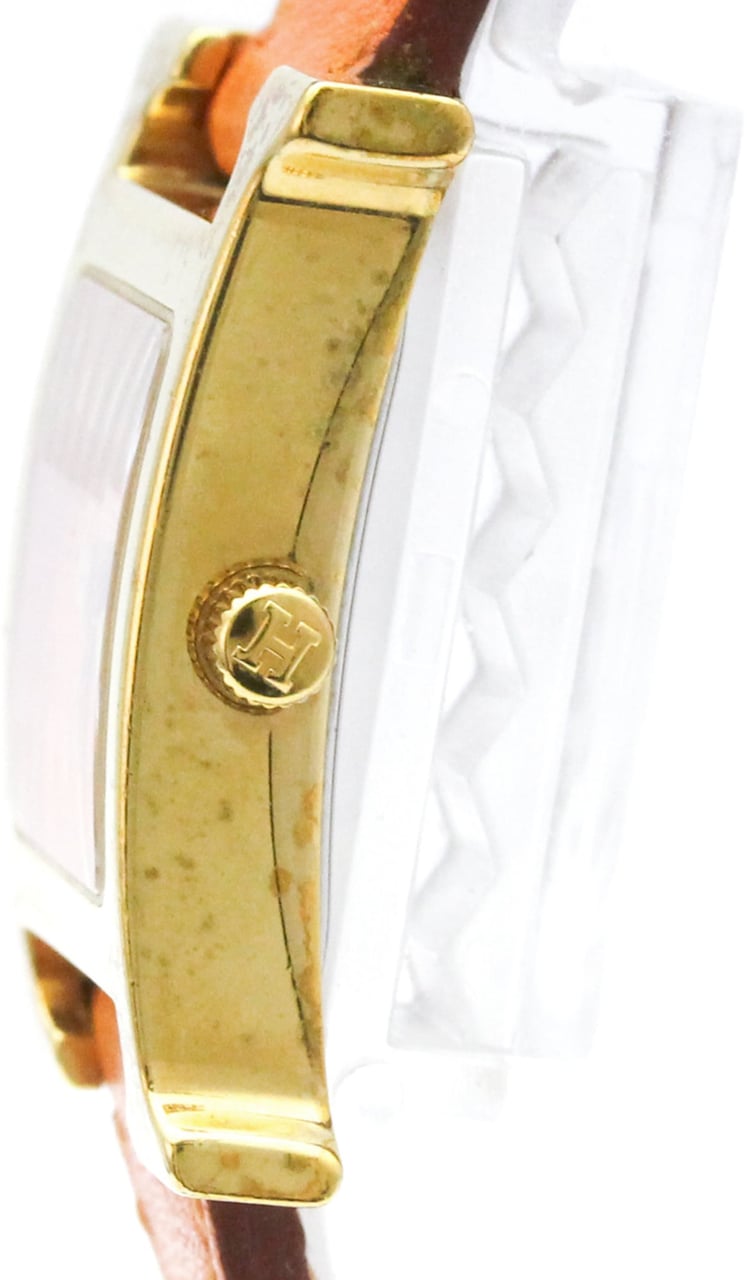Hermès Hermes Heure H Quartz Stainless Steel and Leather 21 Divers