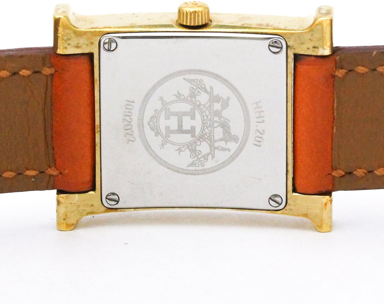 Hermès Hermes Heure H Quartz Stainless Steel and Leather 21 Divers