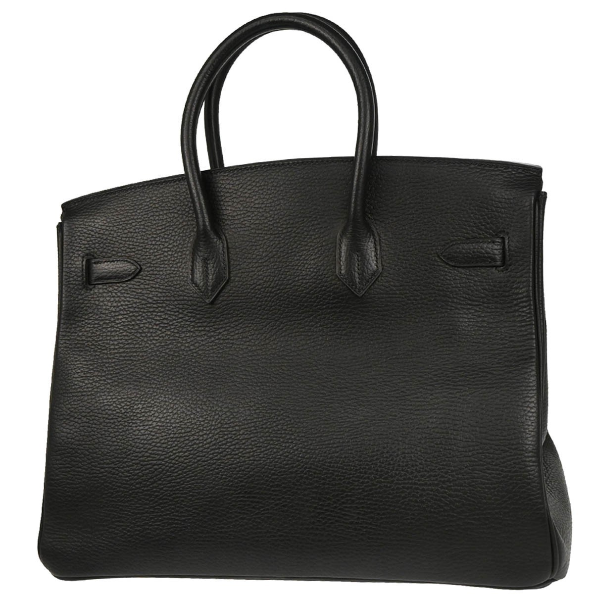 Hermès Hermes Birkin Handbag Black Ardennes with Gold Hardware 35 Zwart