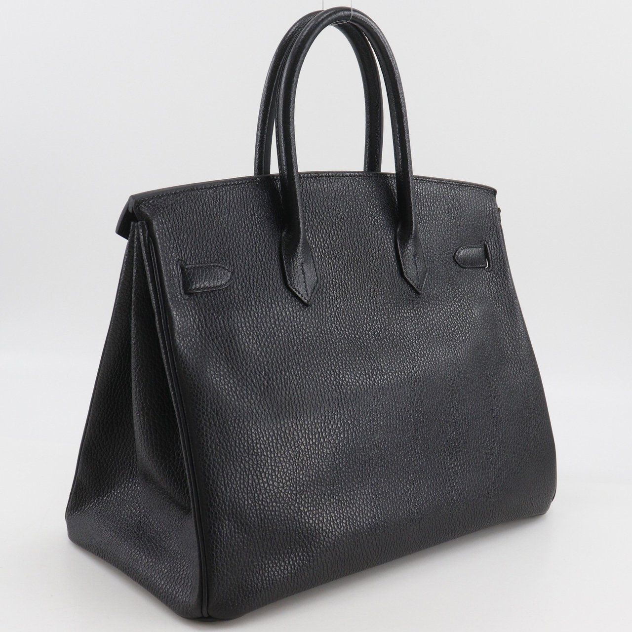 Hermès Hermes Birkin Black Ardennes with Gold Hardware 35 Bruin