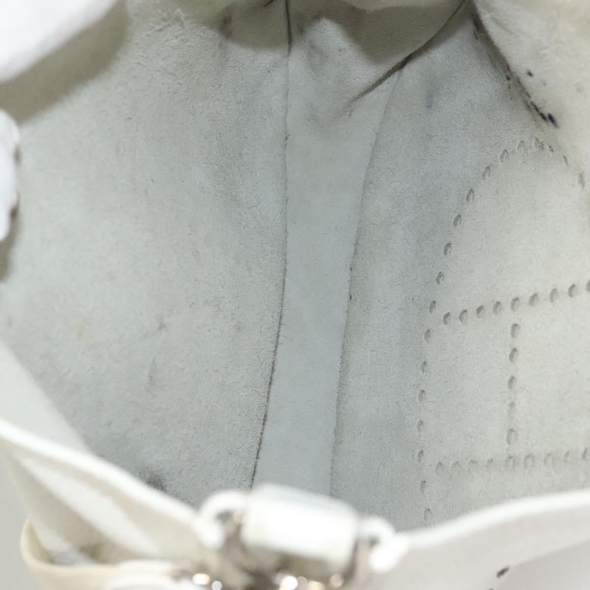 Hermès Hermes Evelyne Bag Gen I Togo GM Wit