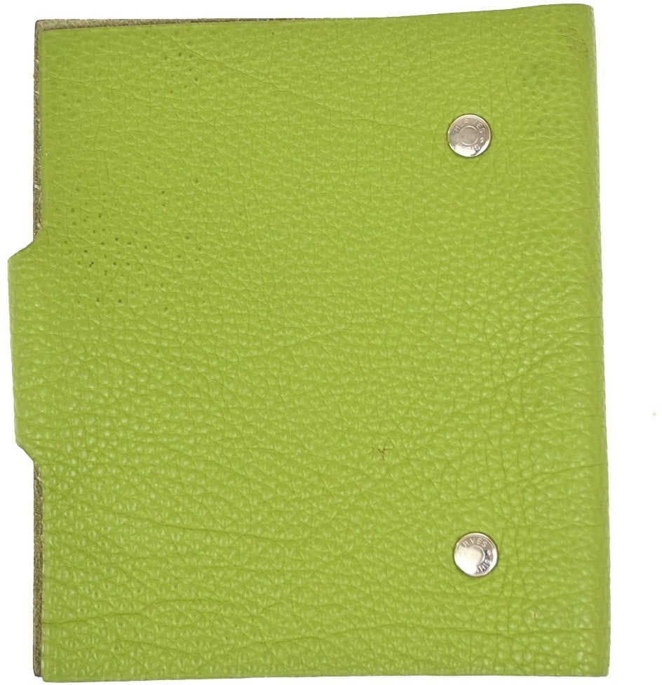 Hermès Hermes Ulysse Agenda Cover Leather MM Groen