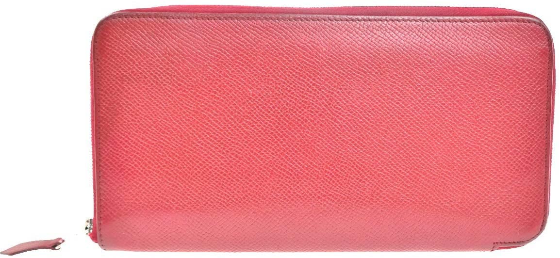 Hermès Hermes Azap Zip Around Epsom Long Rood