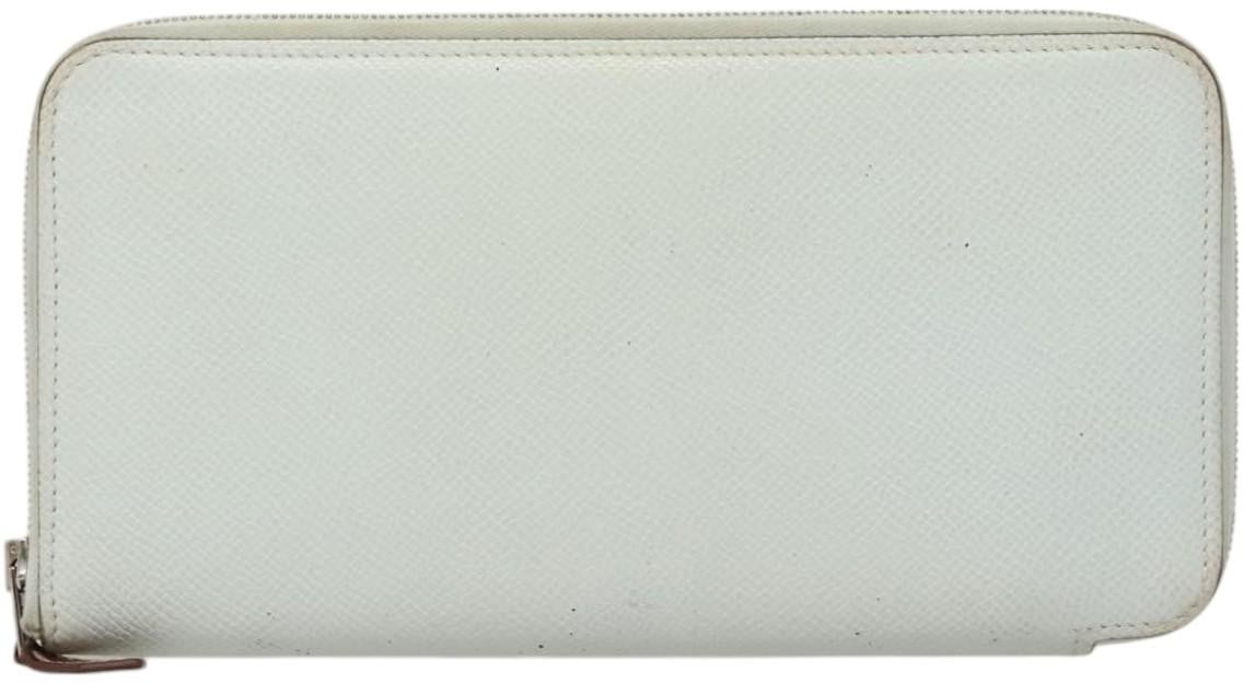 Hermès Hermes Azap Zip Around Wallet Epsom Long Blauw