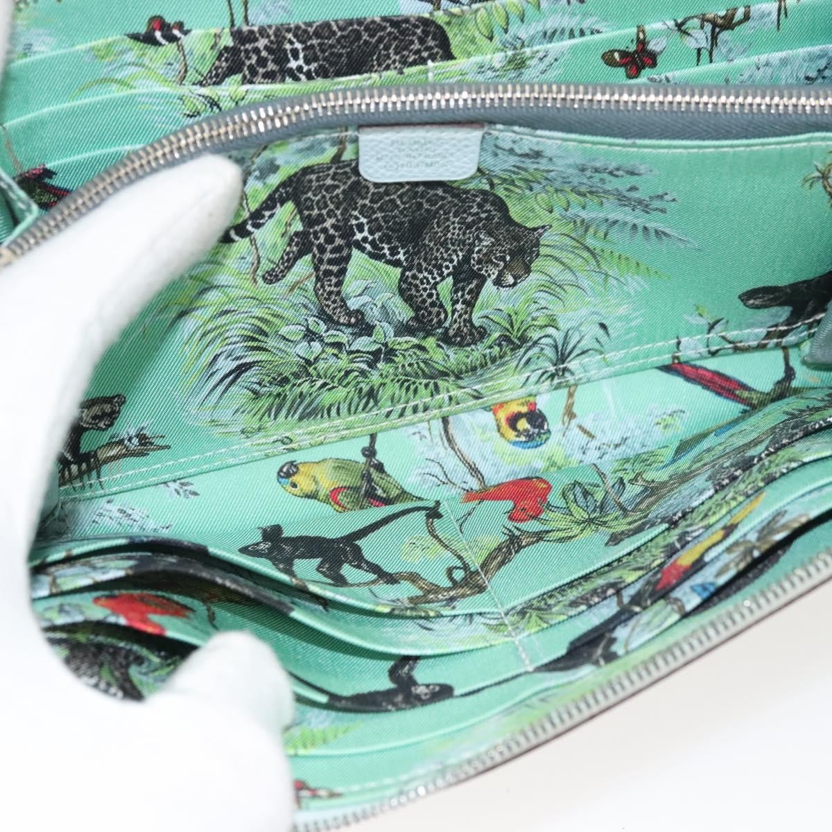 Hermès Hermes Azap Zip Around Wallet Epsom Long Blauw