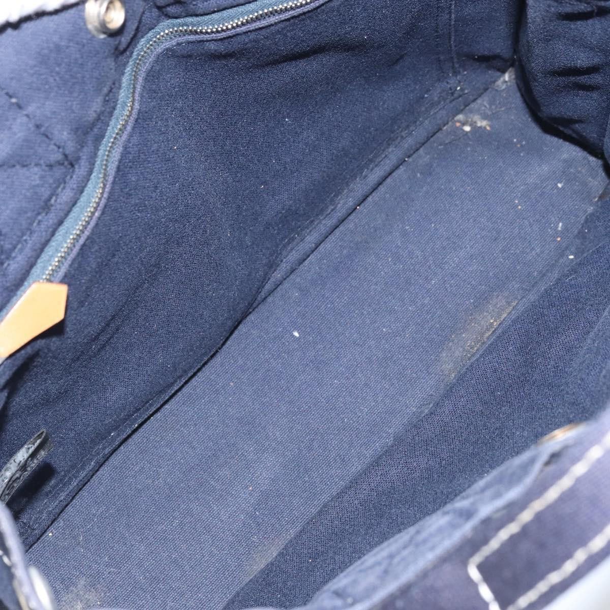 Hermès Hermes Fourre Tout Tote Toile PM Navy