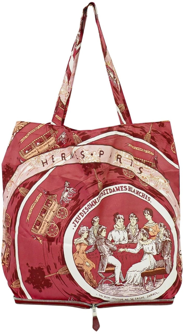 Hermès Hermes Silky Pop Tote Printed Silk Divers