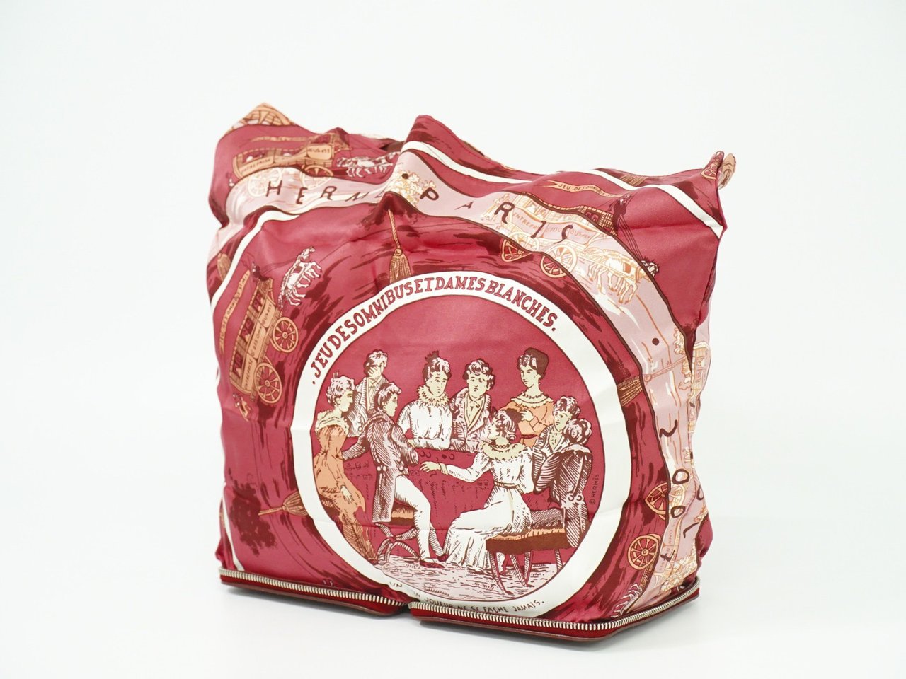 Hermès Hermes Silky Pop Tote Printed Silk Divers