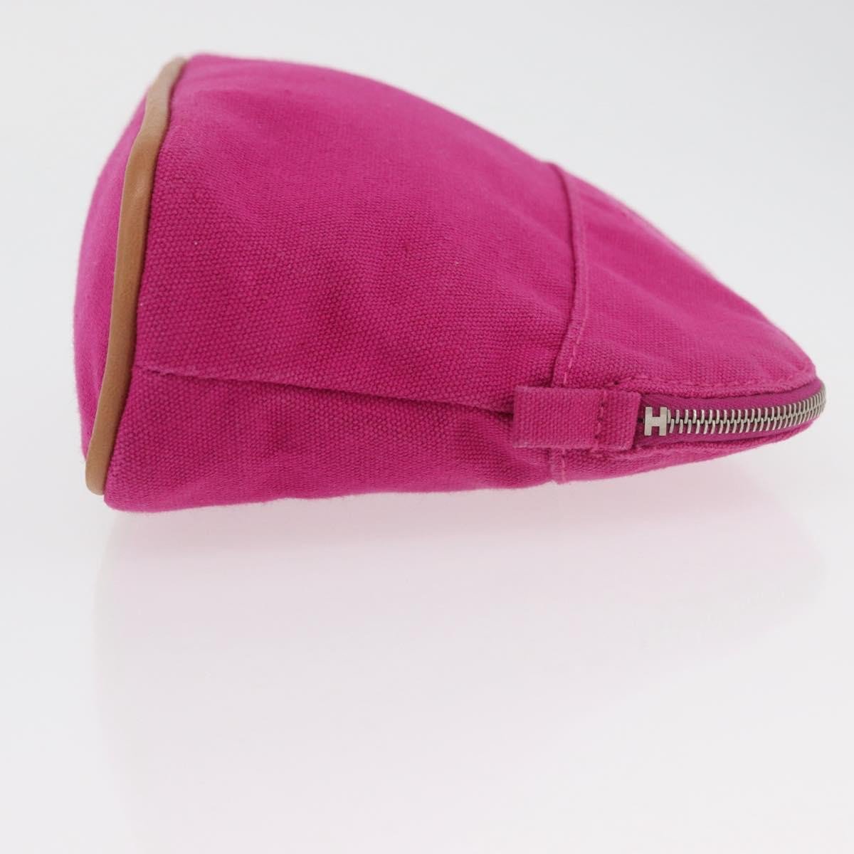 Hermès Hermes Bolide Travel Pouch Canvas MM Roze