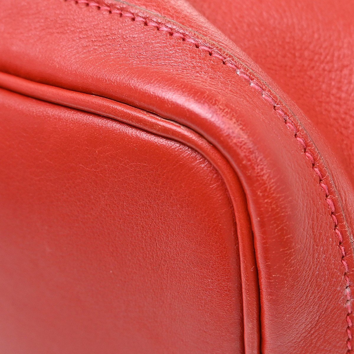 Hermès Hermes Bolduc Twilly Garden Party Tote Leather TPM Rood
