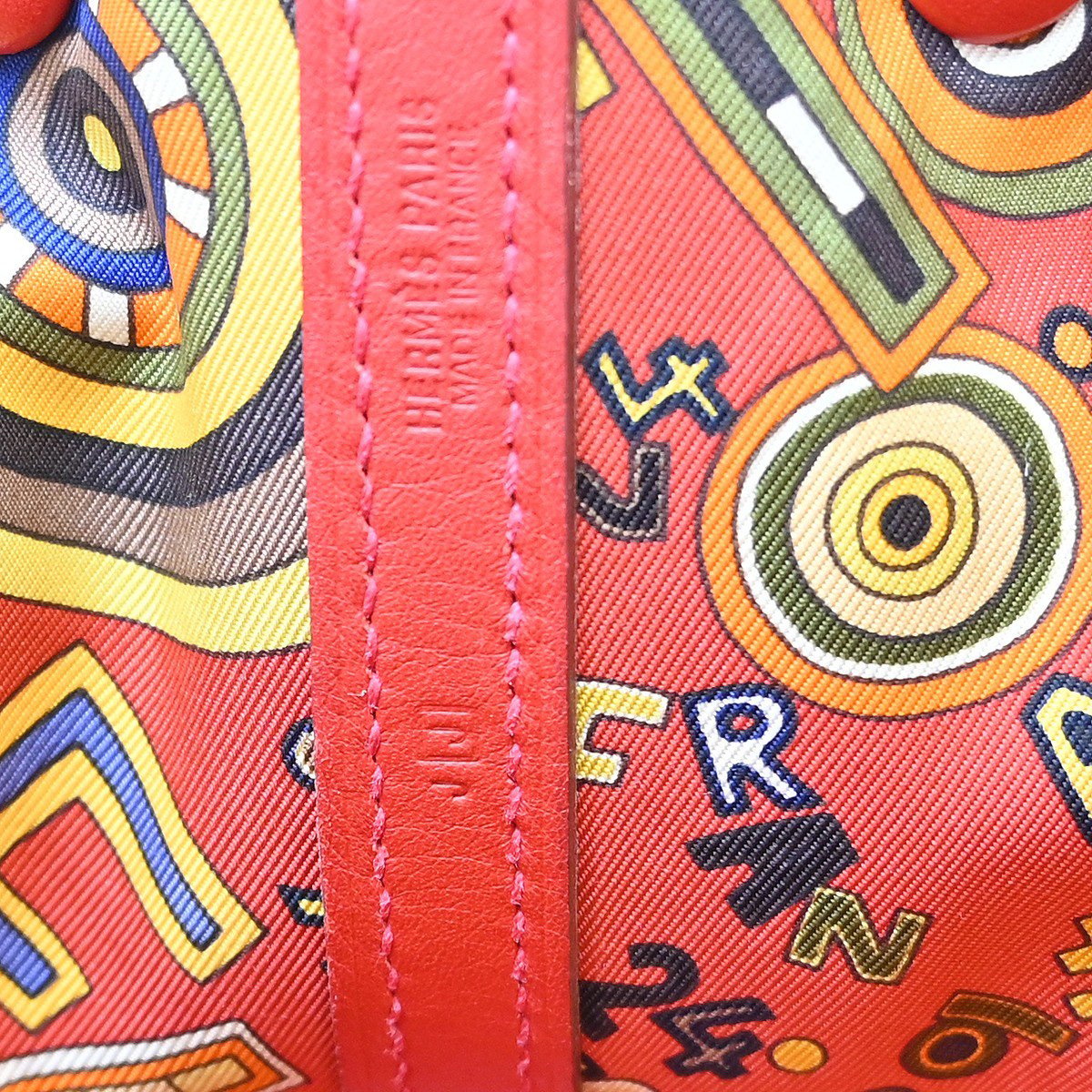 Hermès Hermes Bolduc Twilly Garden Party Tote Leather TPM Rood