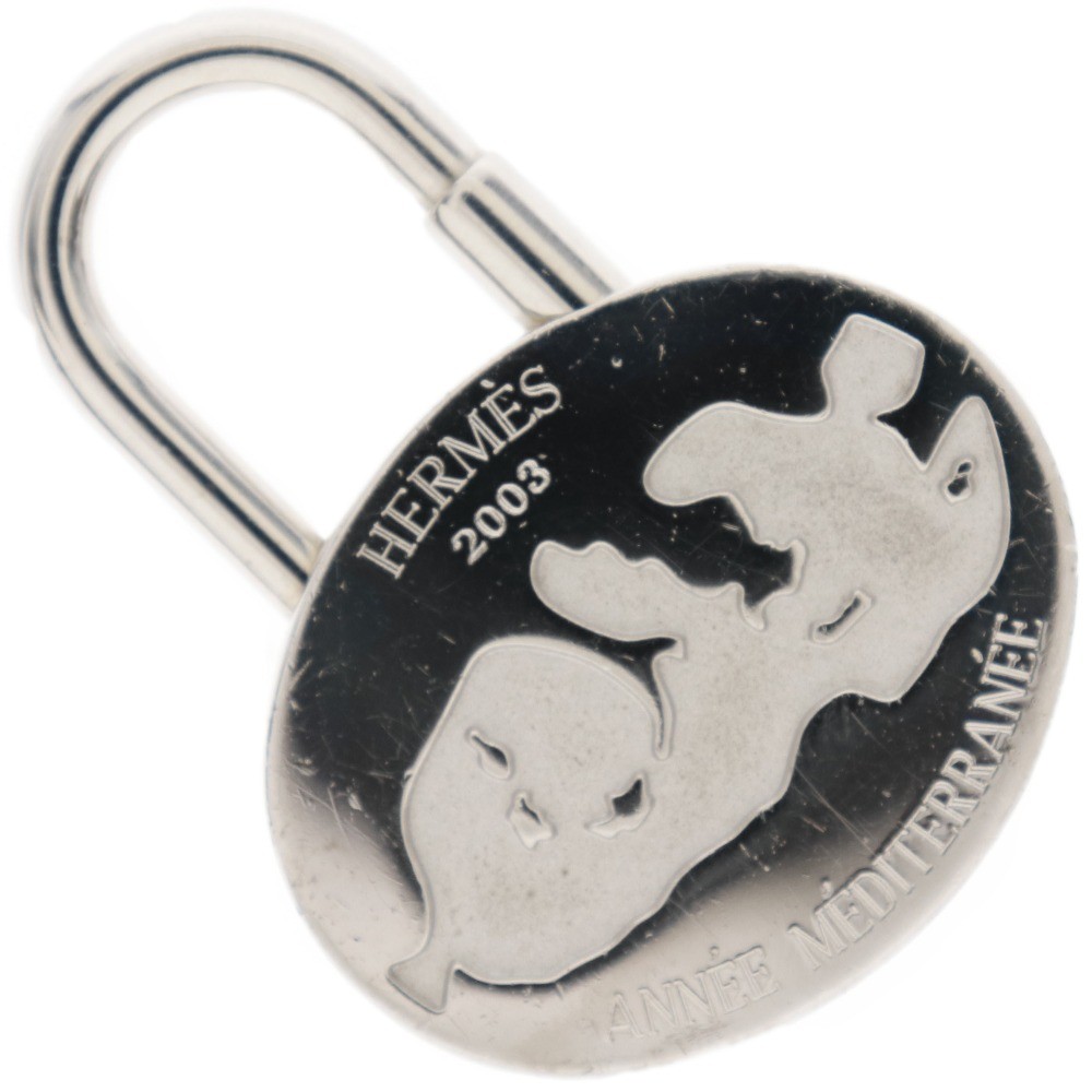 Hermès Hermes Annee Mediterranee Cadena Charm Necklace Metal and Metal Zilver