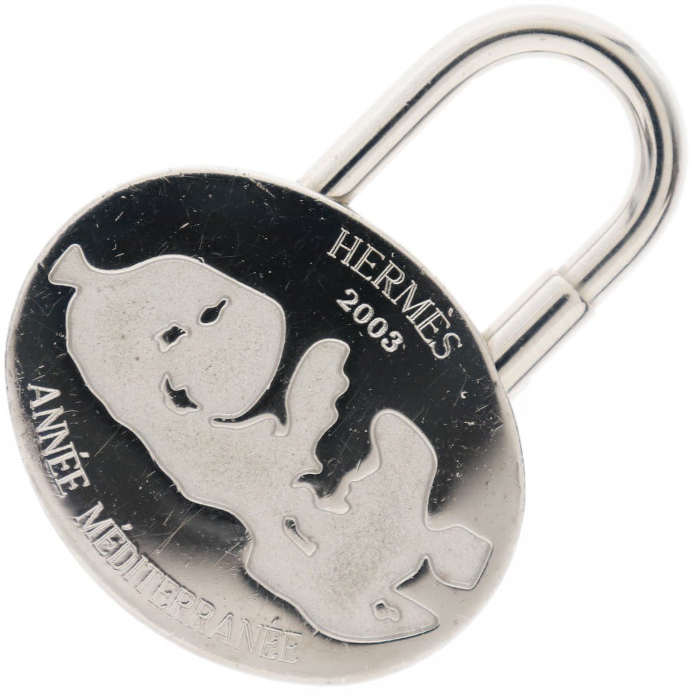 Hermès Hermes Annee Mediterranee Cadena Charm Necklace Metal and Metal Zilver