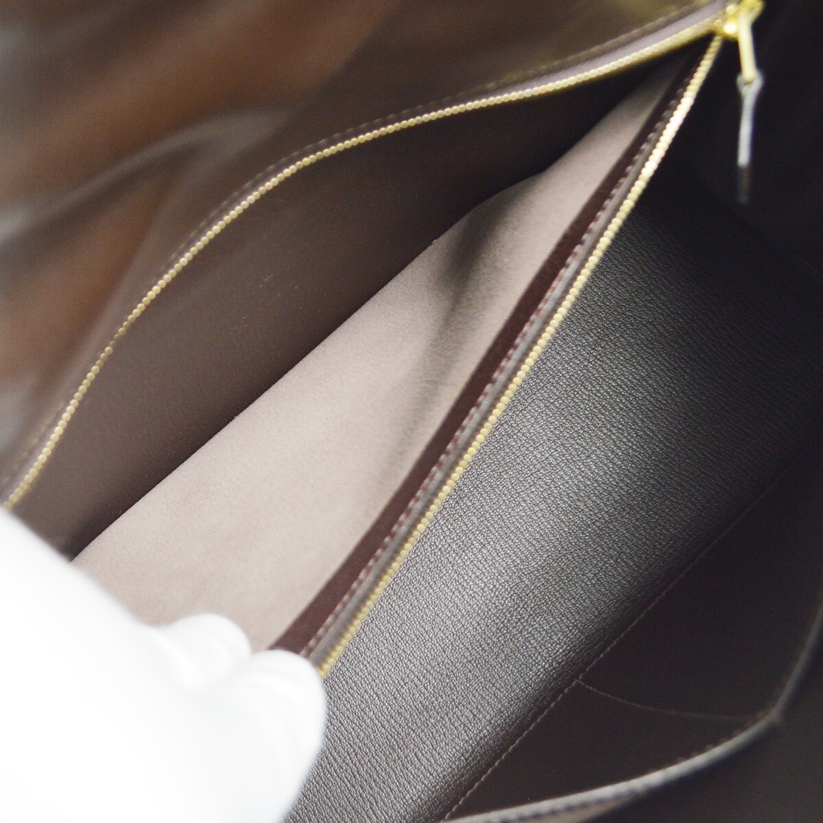 Hermès Hermes Kelly Handbag Vibrato and Box Calf with Gold Hardware 32 Bruin