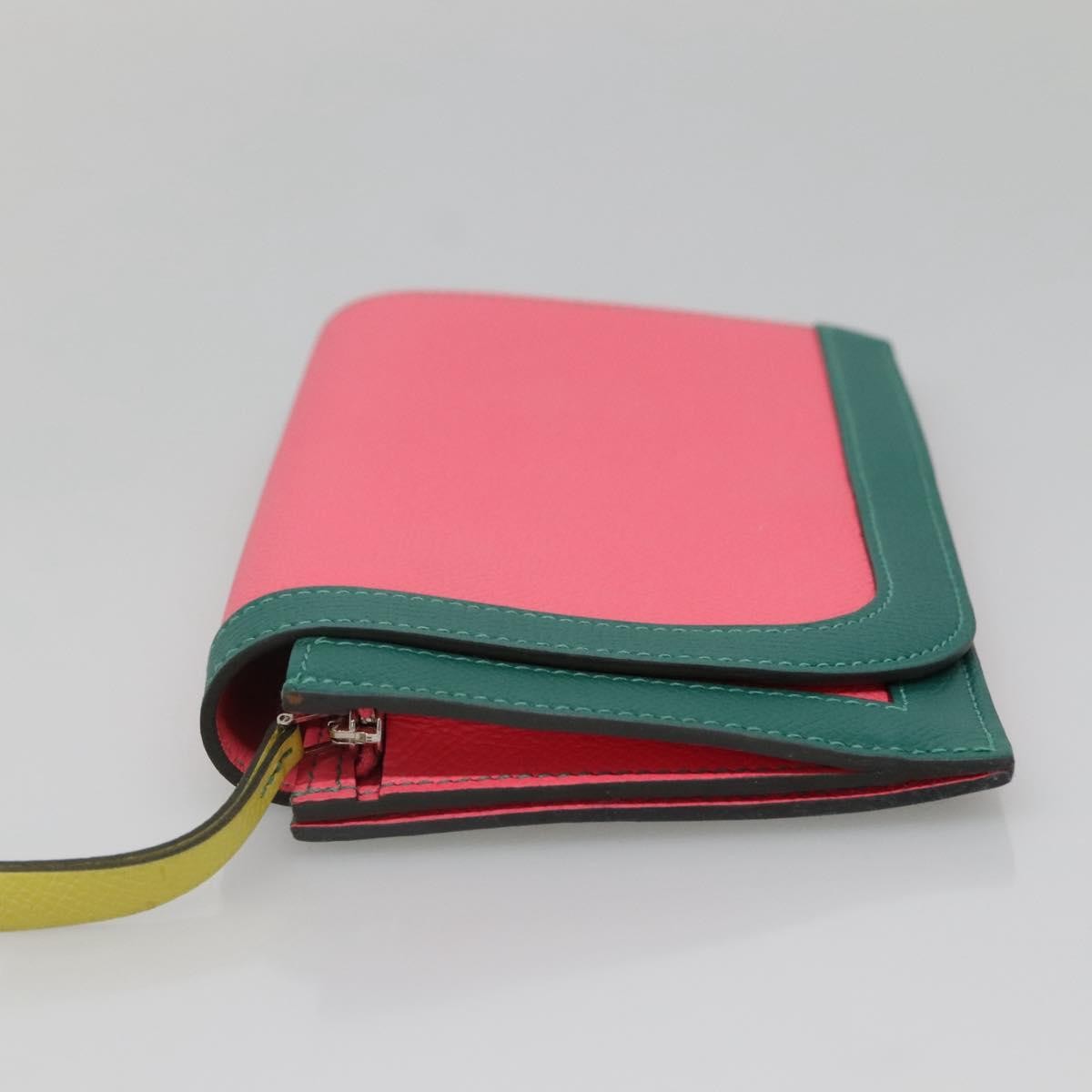 Hermès Hermes Camail Wallet Epsom Long Roze