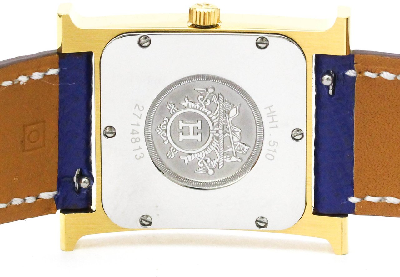 Hermès Hermes Heure H Quartz Stainless Steel and Leather 26 Divers