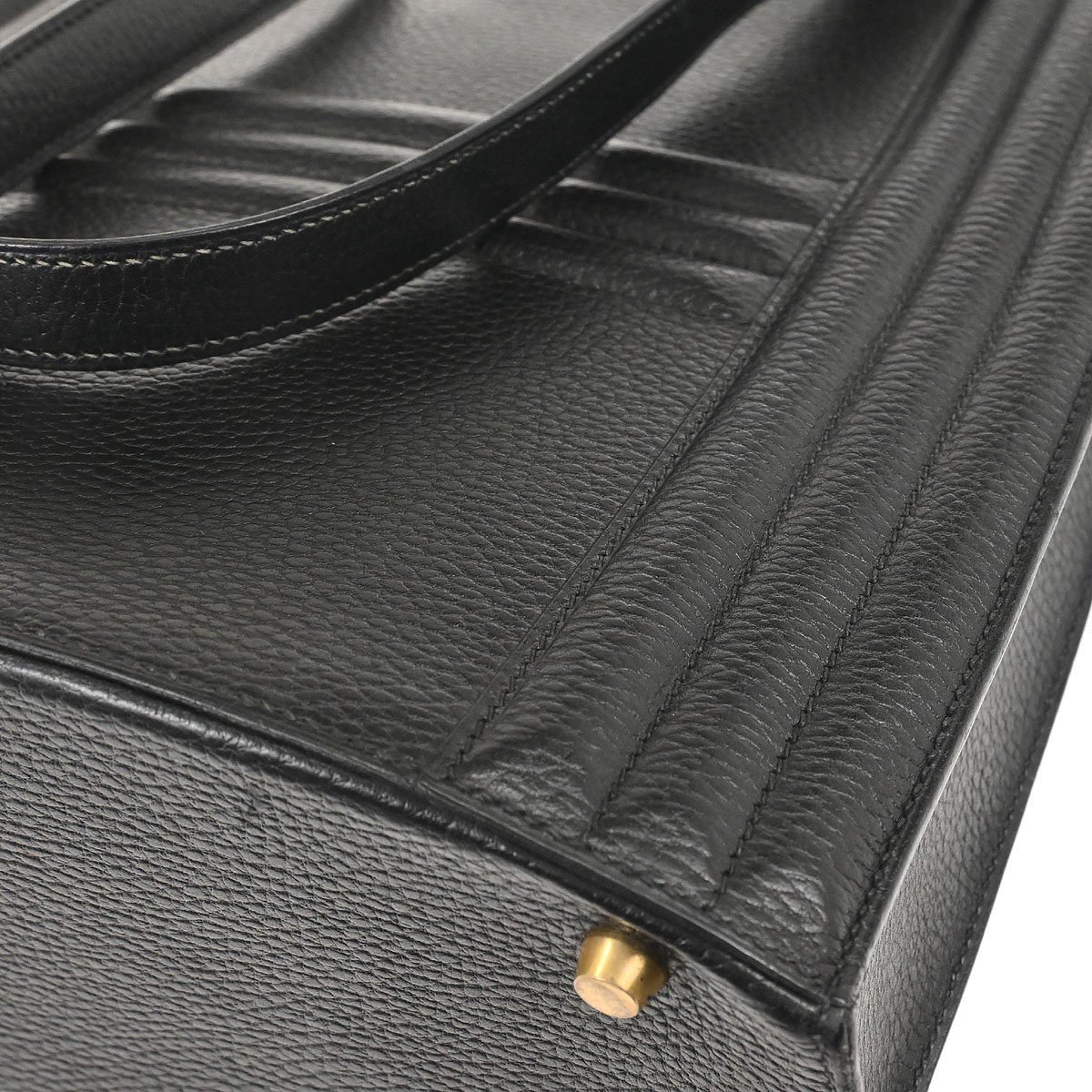 Hermès Hermes Cadena Bag Leather Zwart