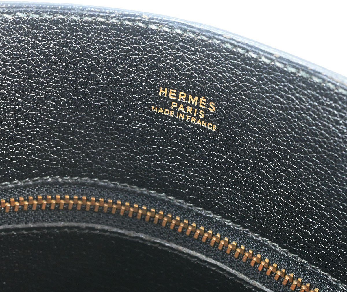 Hermès Hermes Cadena Bag Leather Zwart