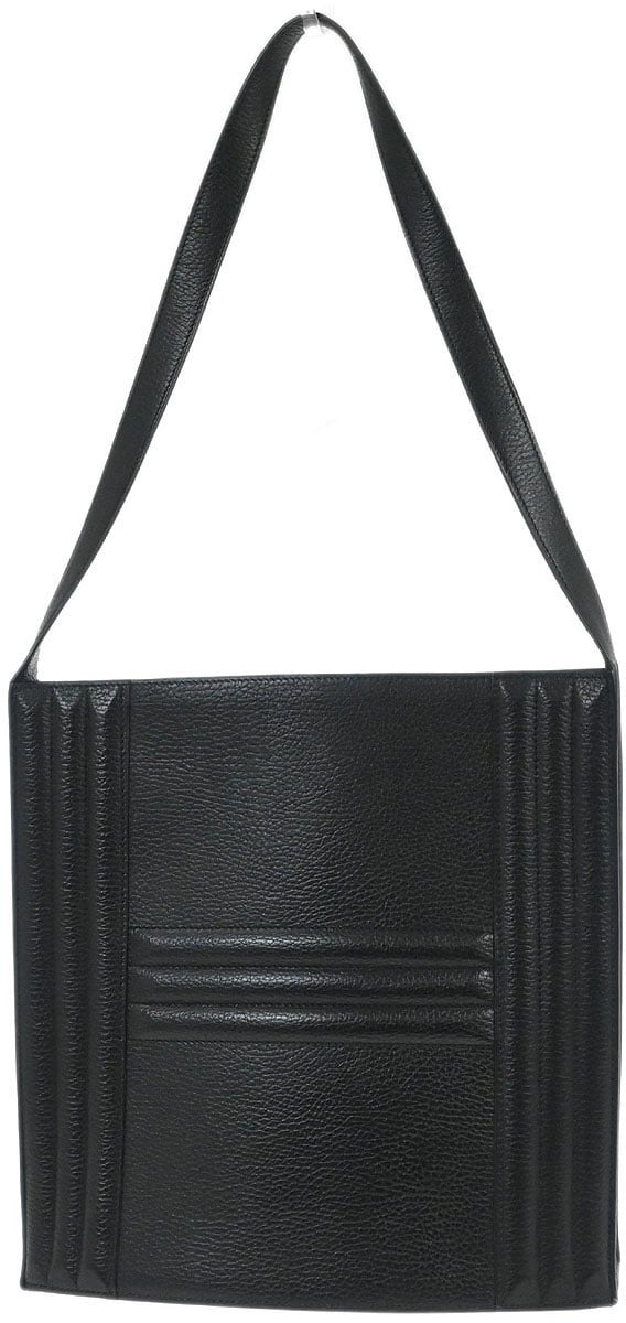 Hermès Hermes Cadena Bag Leather Zwart