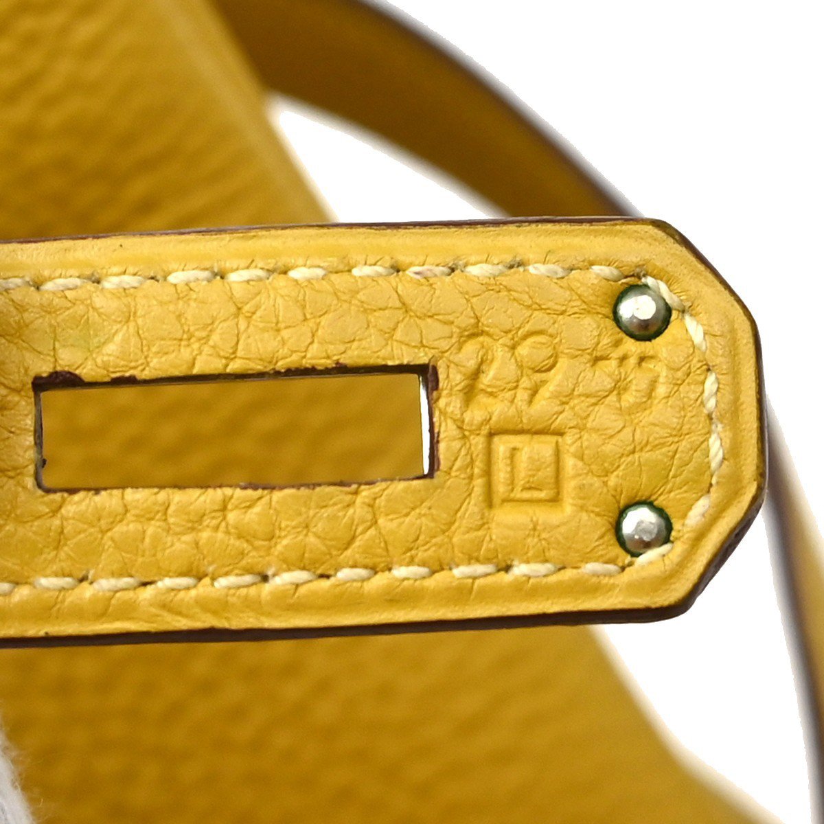 Hermès Hermes Kelly Handbag Yellow Togo with Palladium Hardware 35 Geel