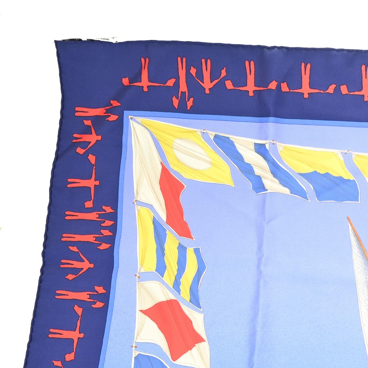 Hermès Hermes Carré 90 Silk multicolor 90 x 90 cm Blauw