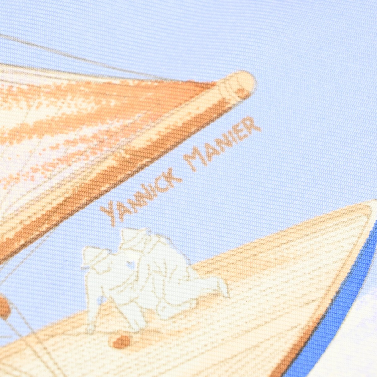 Hermès Hermes Carré 90 Silk multicolor 90 x 90 cm Blauw