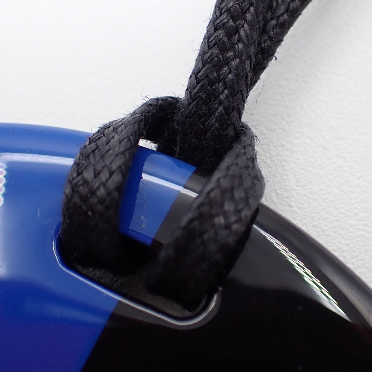 Hermès Hermes Necklace Buffalo Horn and Lacquer Blauw