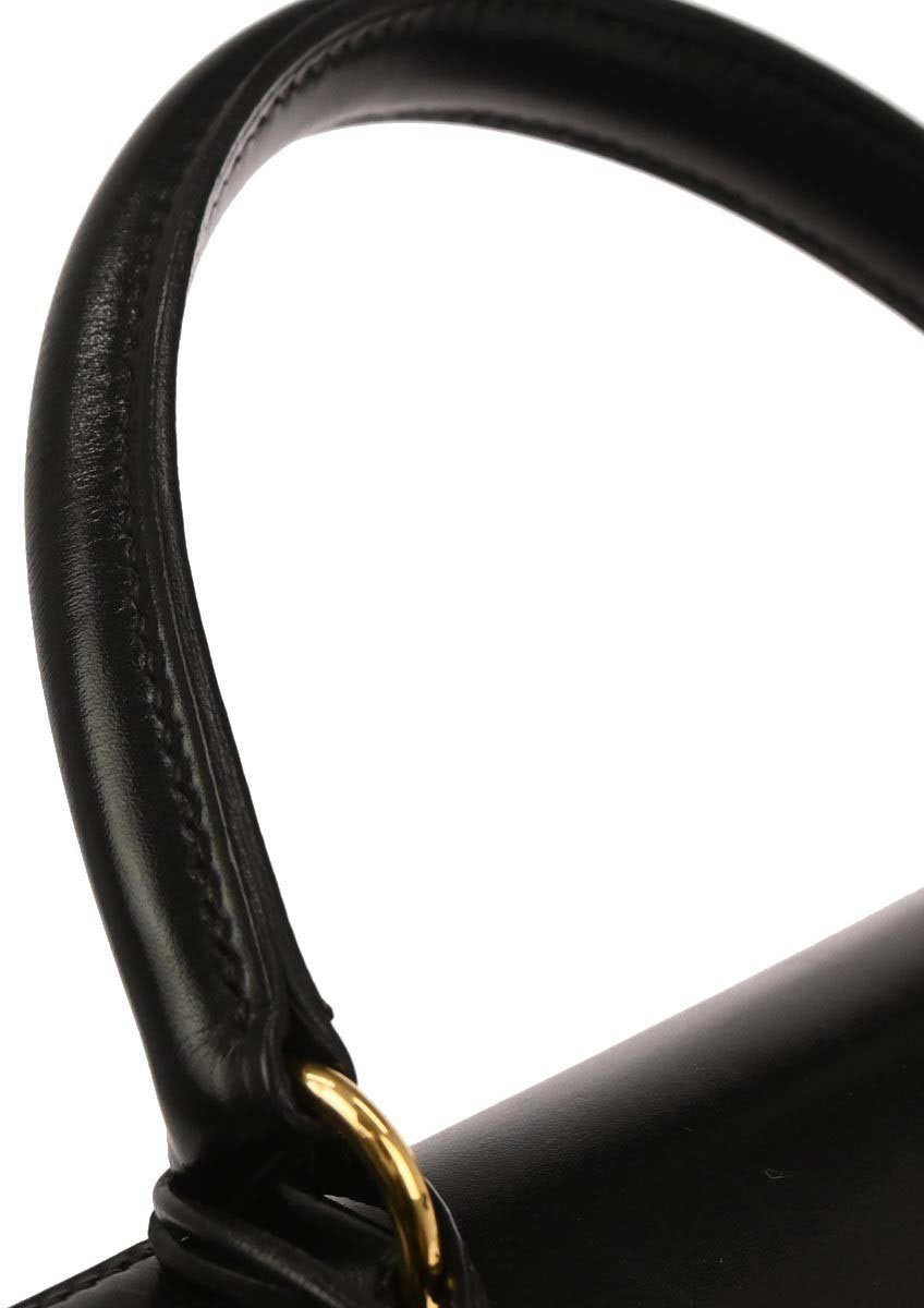 Hermès Hermes Kelly Handbag Black Box Calf with Gold Hardware 28 Zwart
