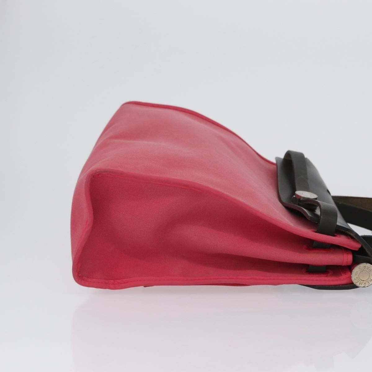 Hermès Hermes Herbag Zip Leather and Toile 31 Roze