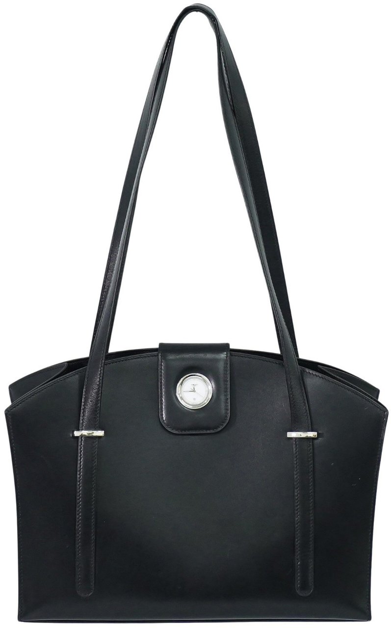 Hermès Hermes Lyn Shoulder Bag Vache Natural Zwart