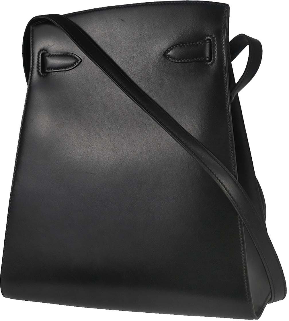 Hermès Hermes Kelly Sport Bag Box Calf MM Zwart