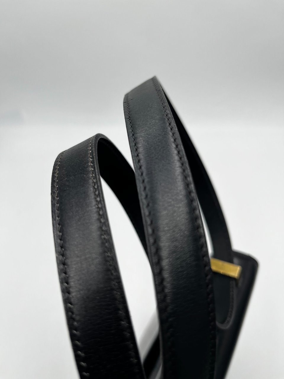 Hermès Hermes Depeche Shoulder Bag Courchevel Zwart