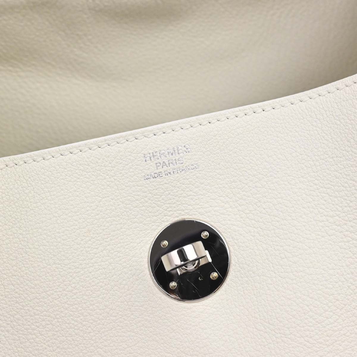 Hermès Hermes Lindy Evercolor 30 Wit