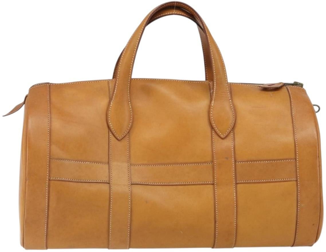 Hermès Hermes Vintage Convertible Boston Bag Leather Bruin