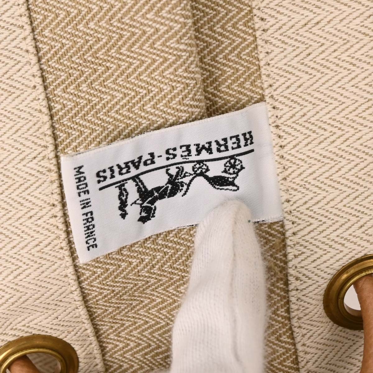 Hermès Hermes Aline Bag Toile GM Beige