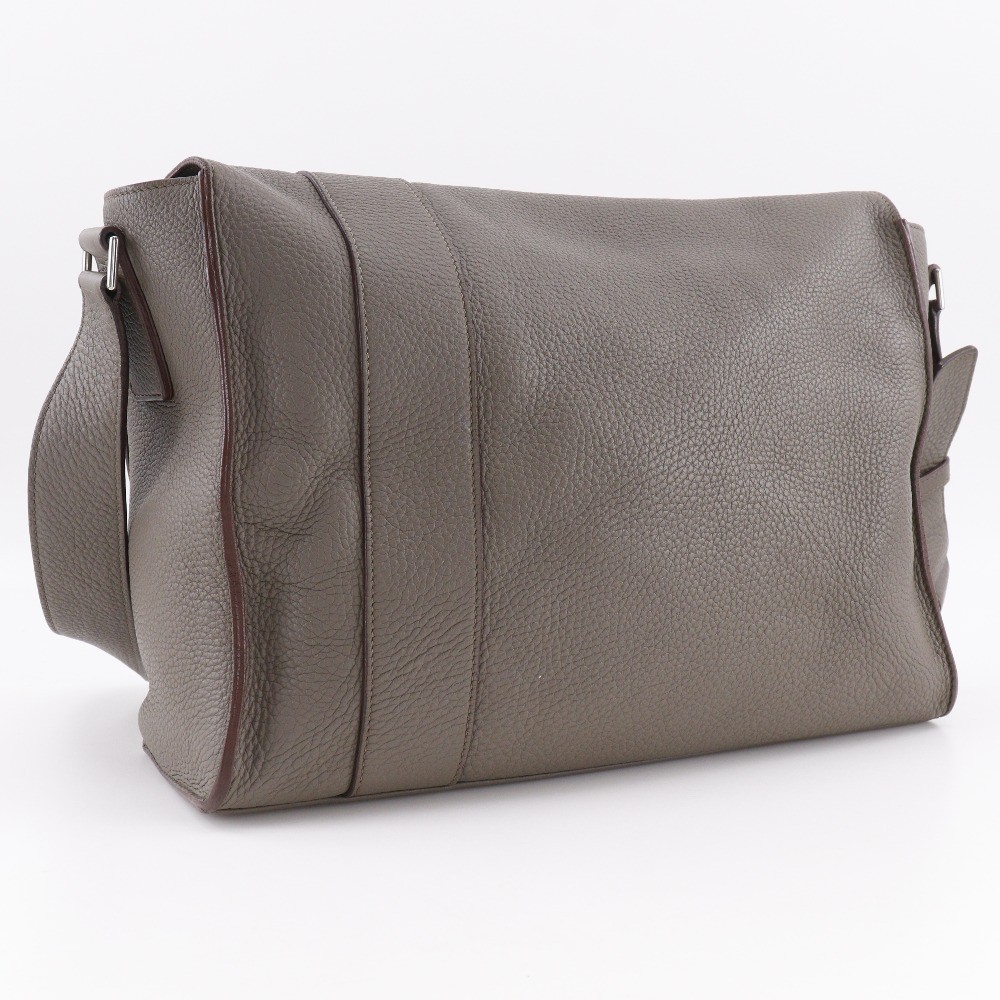 Hermès Hermes Alfred Messenger Bag Clemence 35 Grijs