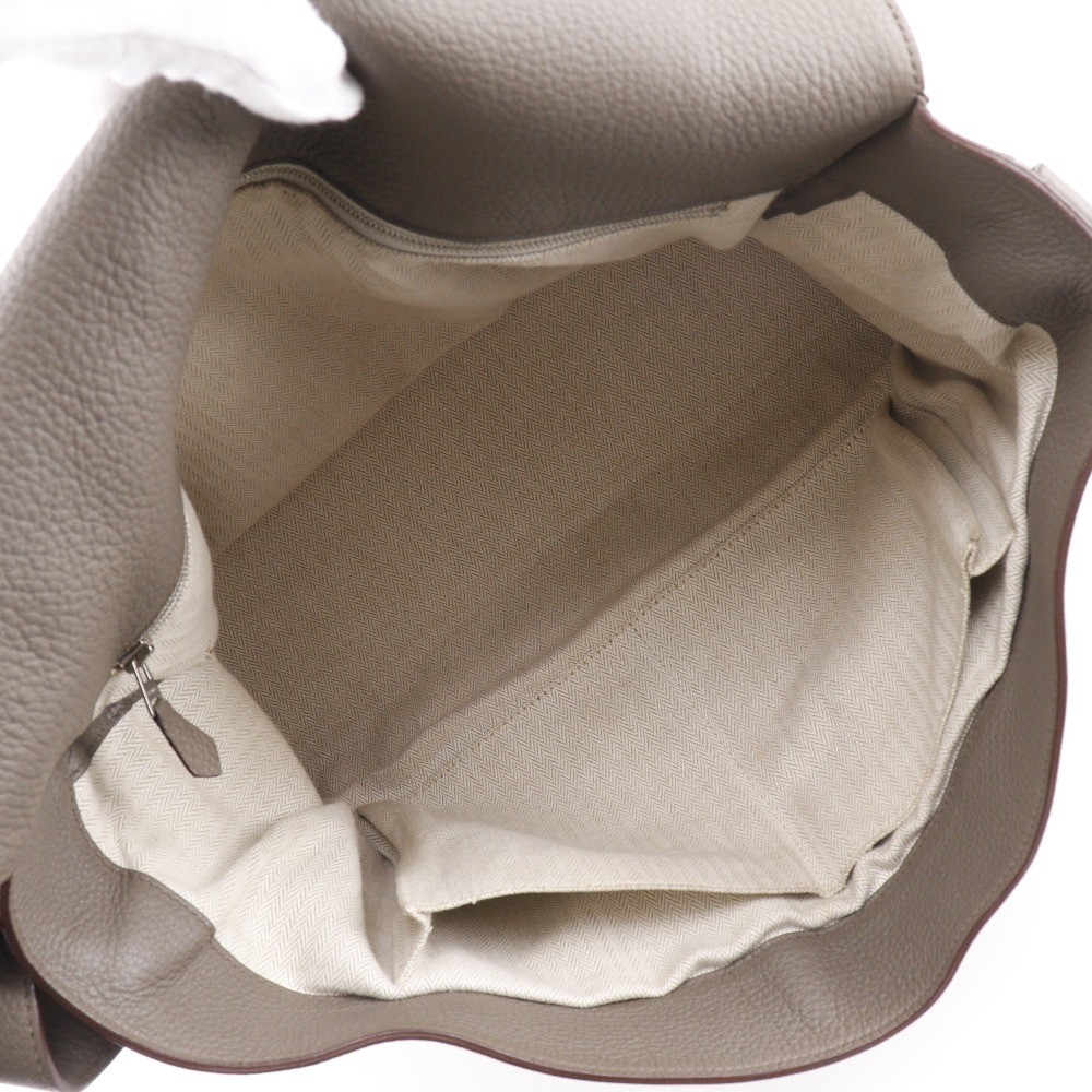 Hermès Hermes Alfred Messenger Bag Clemence 35 Grijs