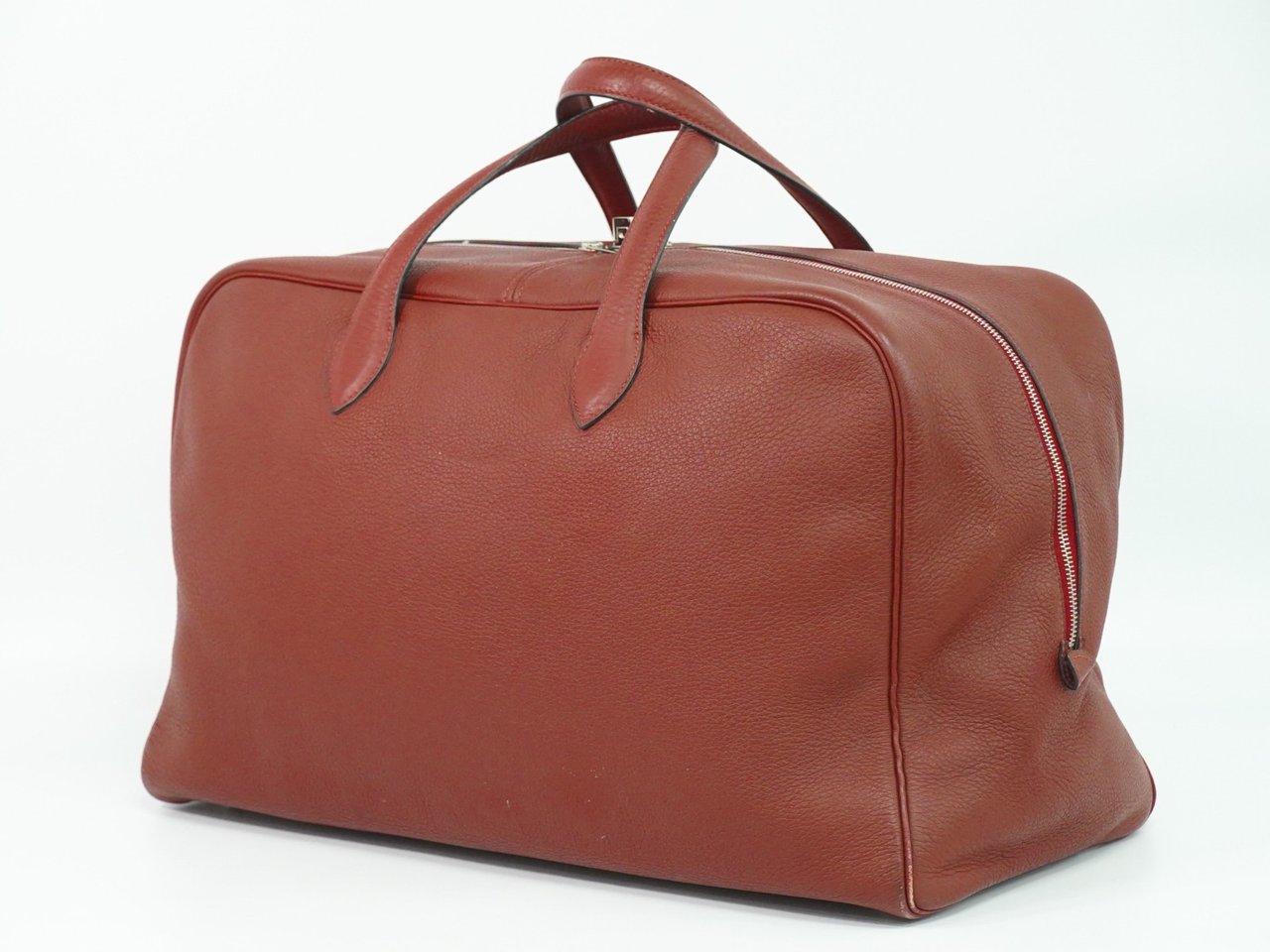 Hermès Hermes Victoria Travel Bag Leather Rood